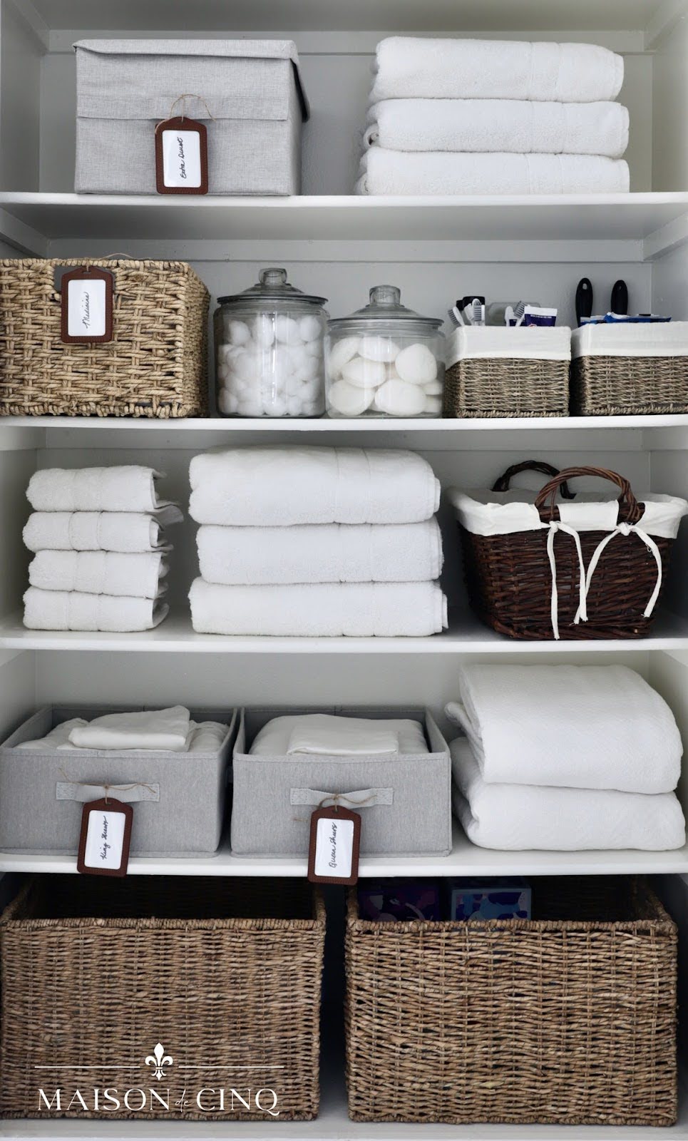 How to Organize Your Linen Closet (and Keep It That Way!)