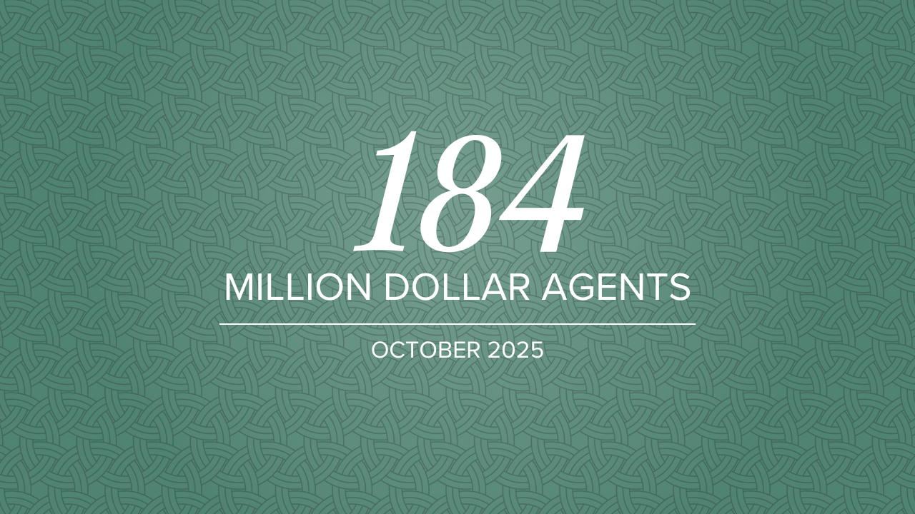 October Million Dollar Agents